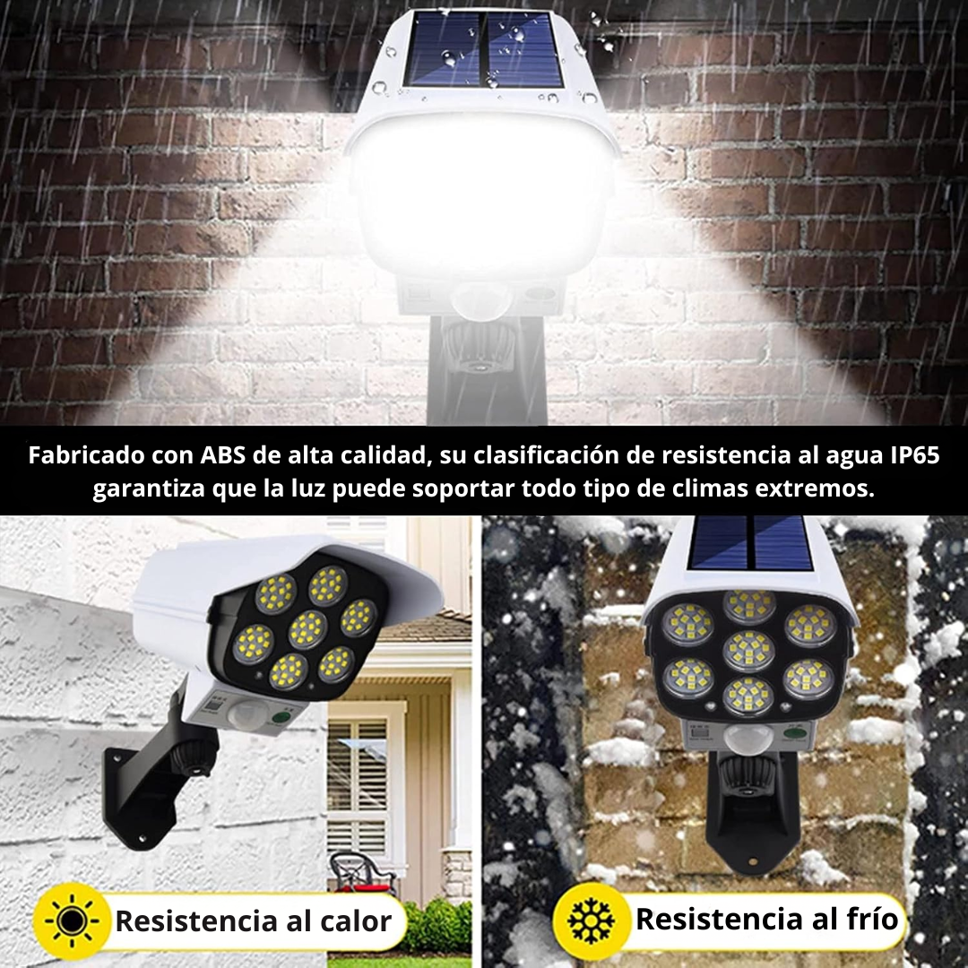 Lampara solar tipo camara con control