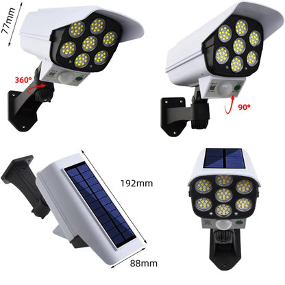 Lampara solar tipo camara con control